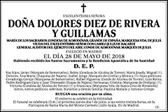 Dolores Diez de Rivera y Guillamas